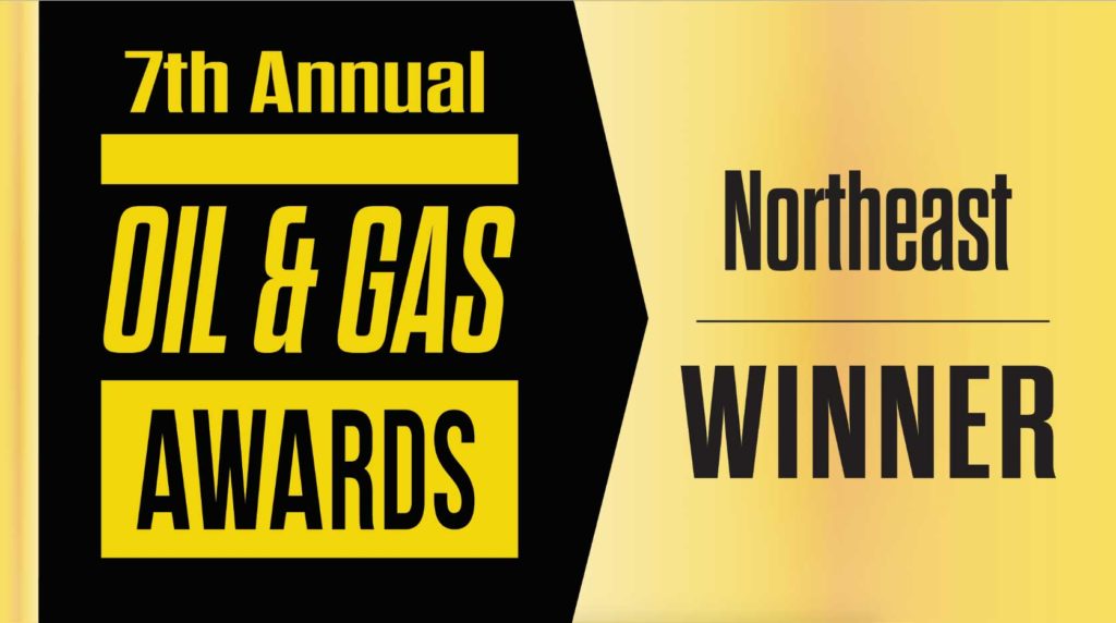 Northeast winner award for the 7th annual oil and gas awards.