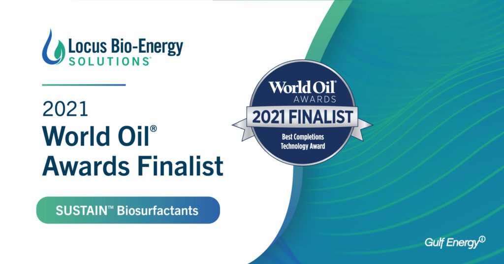 Sustain biosurfactants world oil award completion technology finalist.