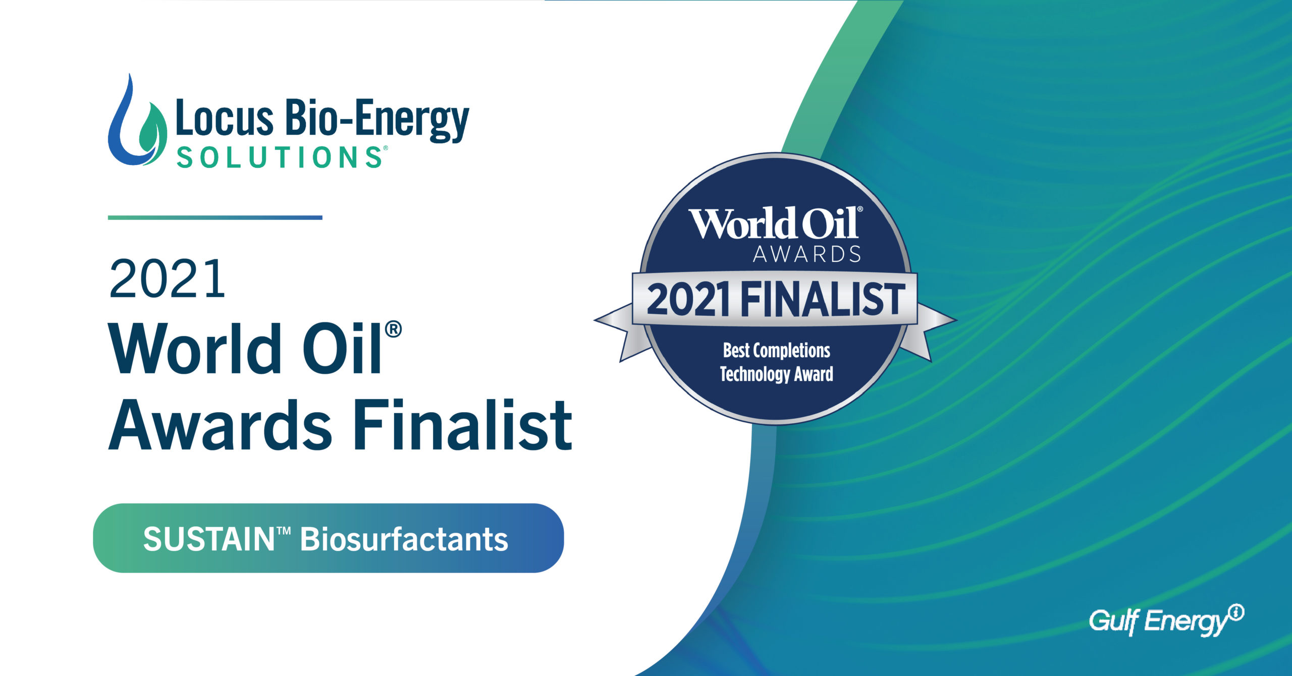 Sustain biosurfactants world oil award completion technology finalist